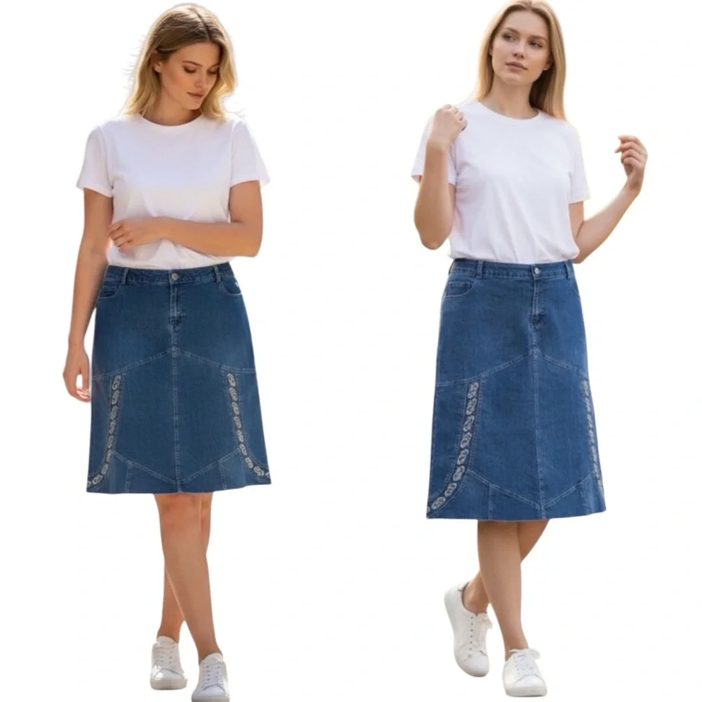 CAL FASHION Jean Skirt